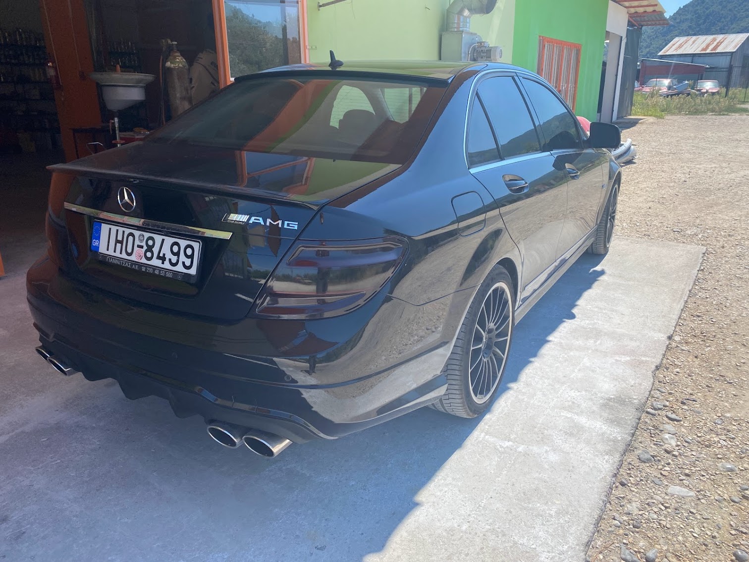 Mercedes C63 AMG finished result
